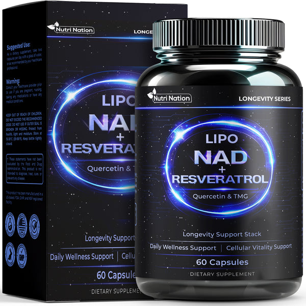 Liposomal NAD Capsules with Resveratrol