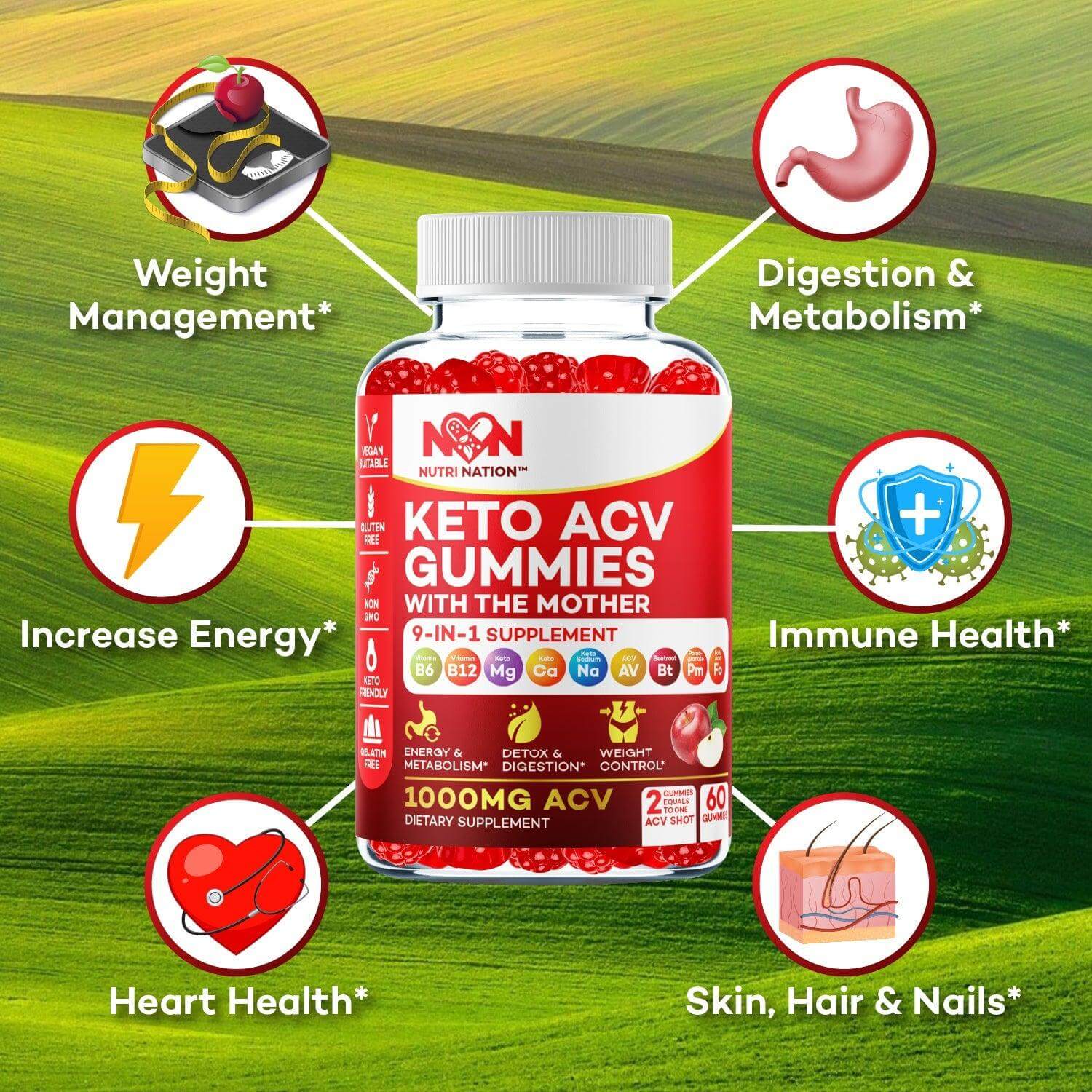 keto acv gummies ingredients bullet points